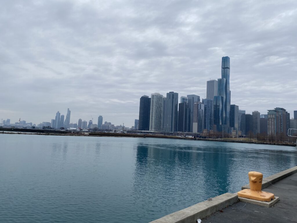 シカゴのNavy Pierからの風景を撮影した写真