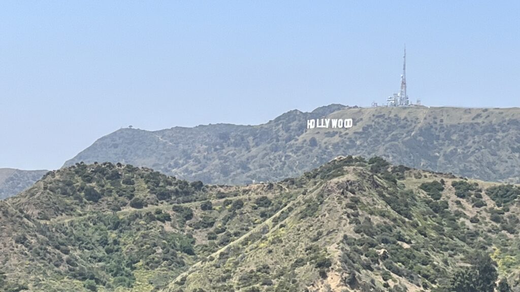 Hollywoodサインを撮影した写真