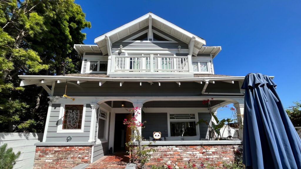 Airbnbで借りたカルフォルニアの一軒家を撮影した写真